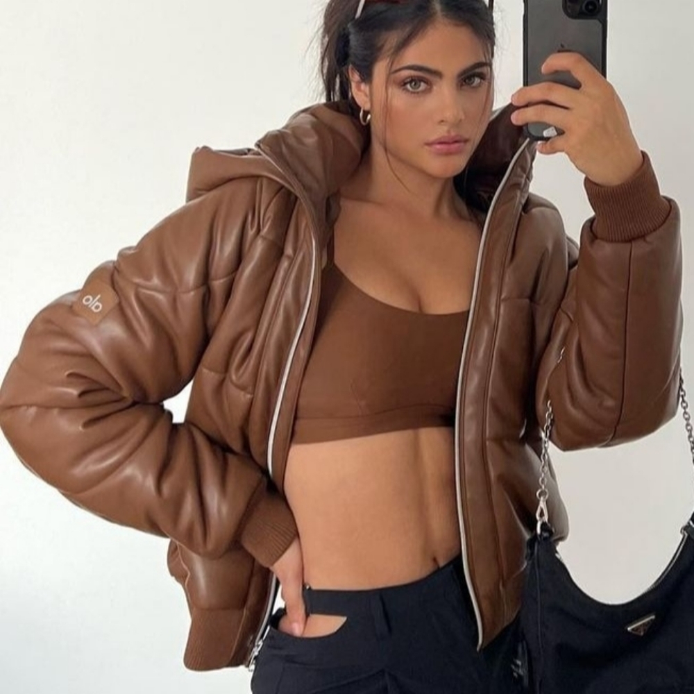 Vegan Leather Boss Puffer